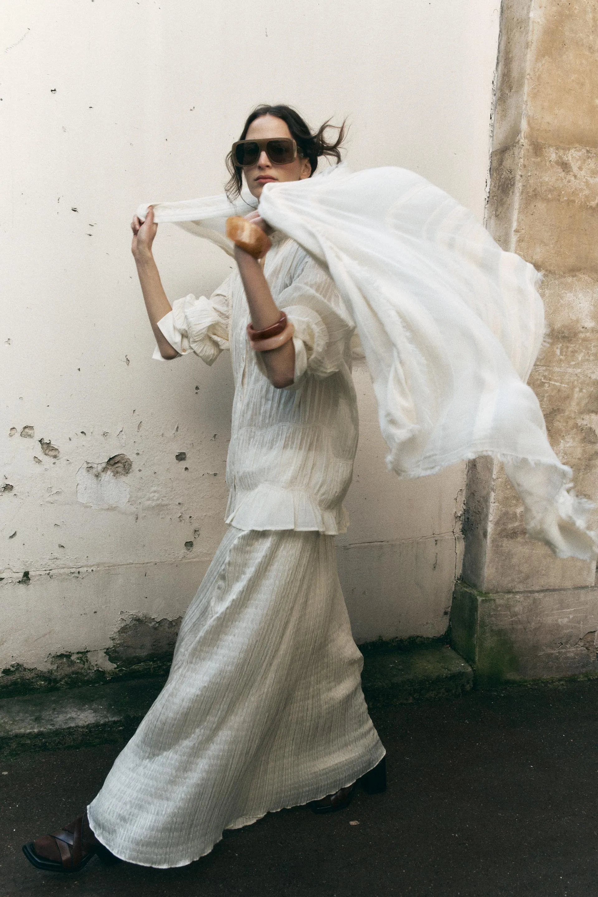 GONNA MIDI SCAMPANATA ZW COLLECTION