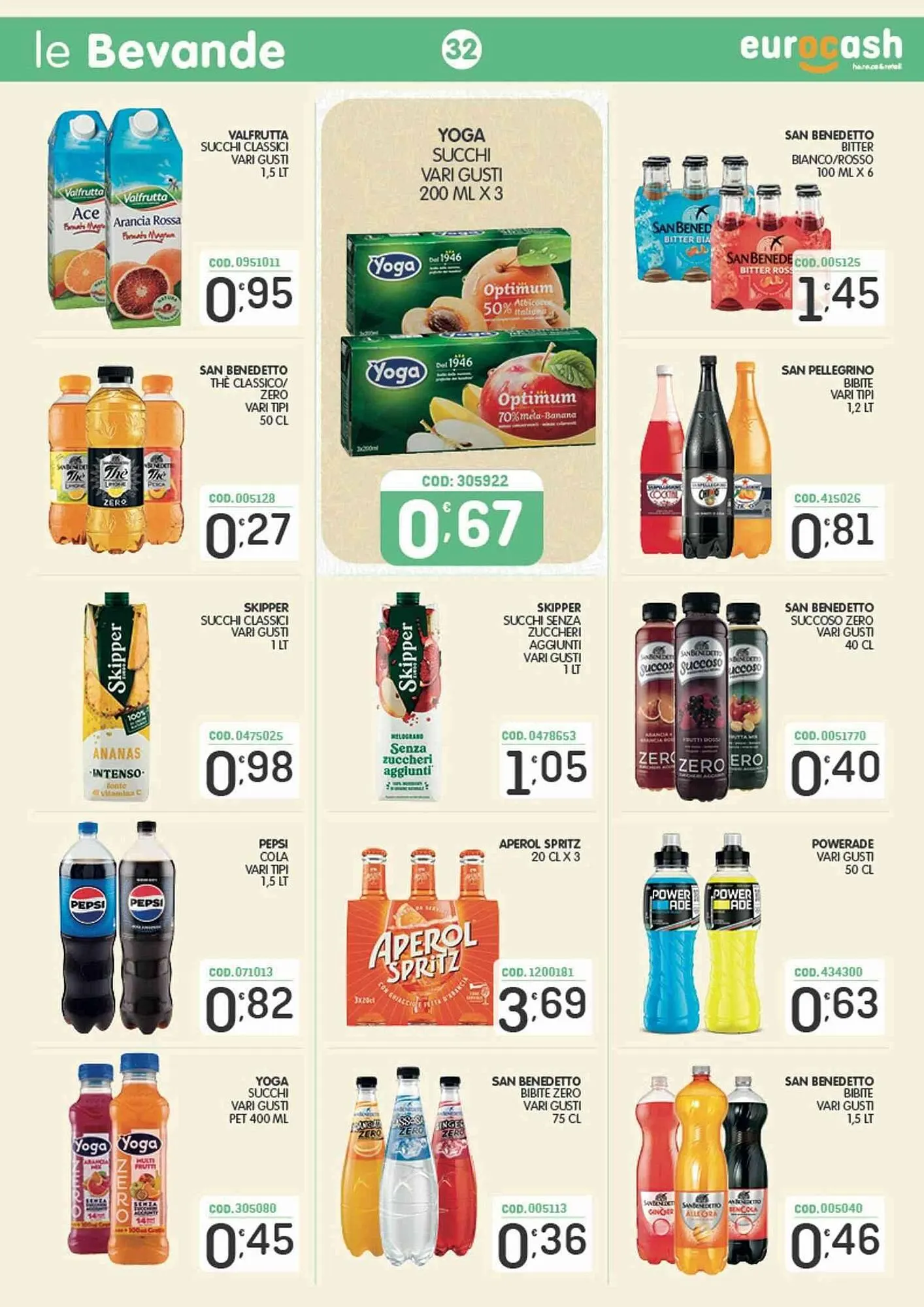 Volantino Eurocash da 16 marzo a 5 aprile di 2026 - Pagina del volantino 32
