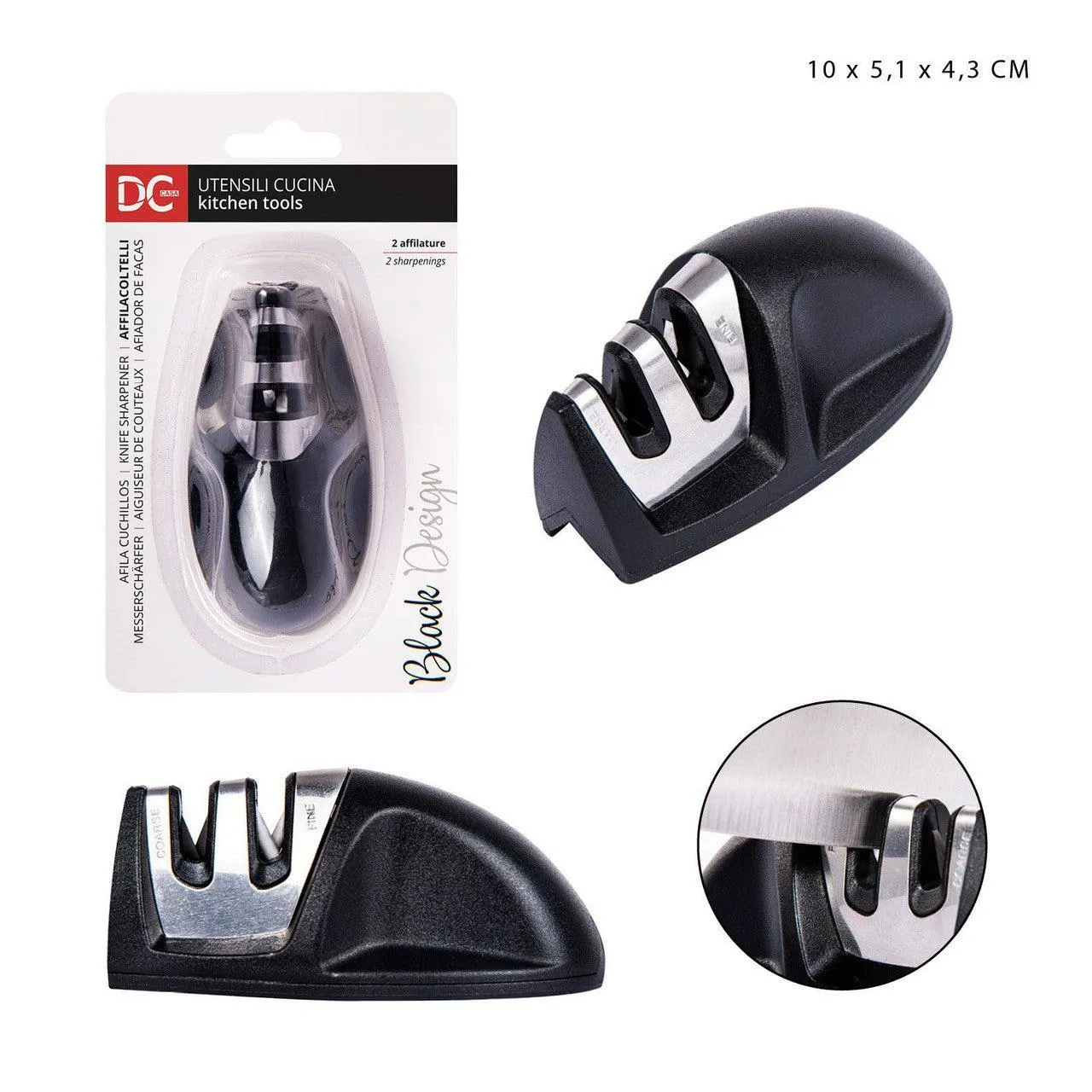 Dc L/Black Knife Sharpener 10X5.1X4.3Cm