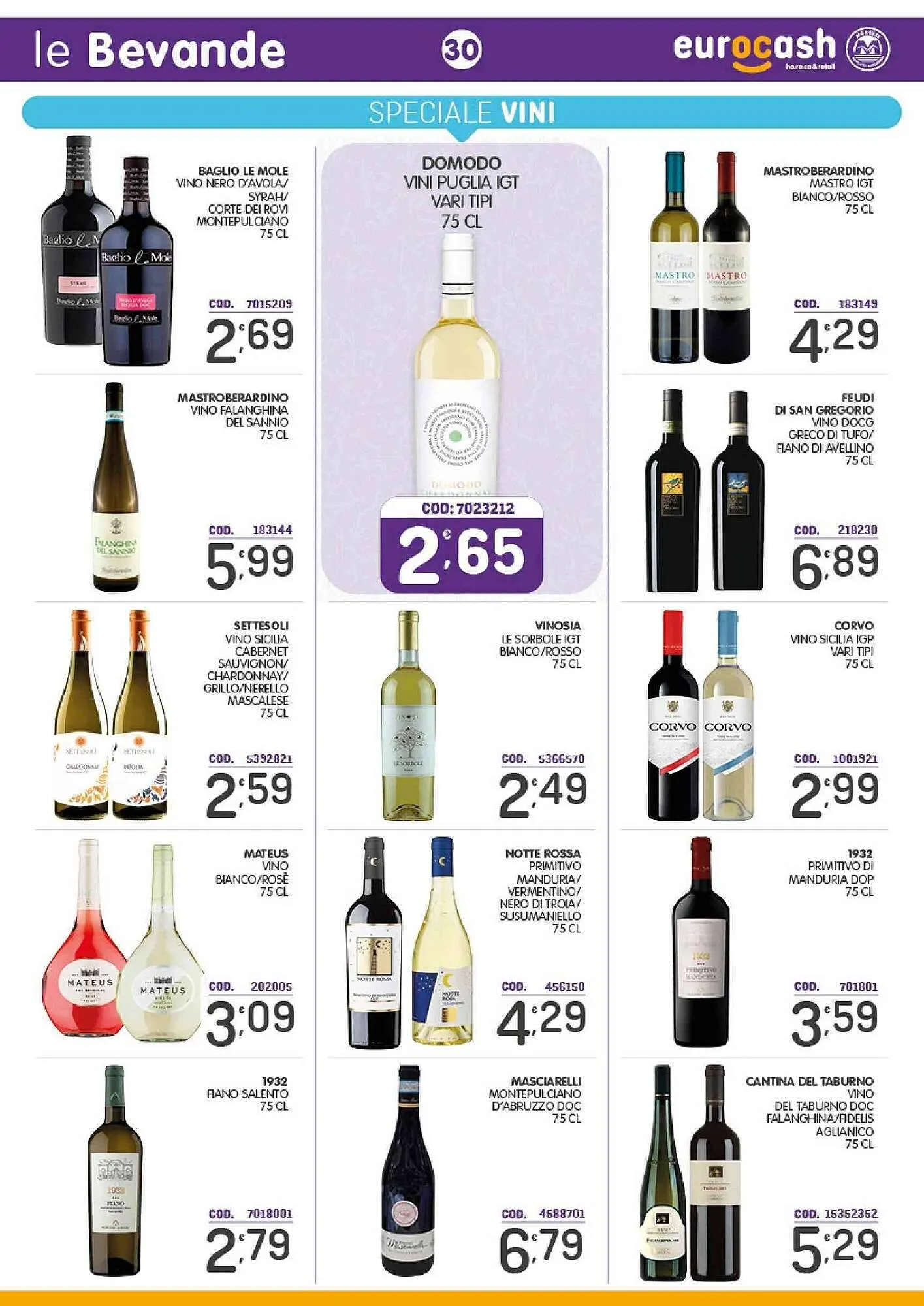 Volantino Eurocash da 27 agosto a 14 settembre di 2025 - Pagina del volantino 30