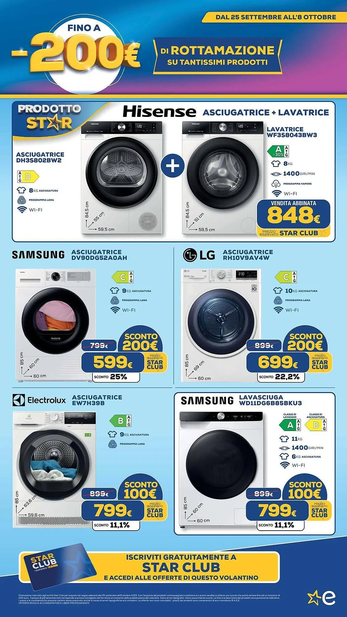Volantino Euronics da 26 settembre a 8 ottobre di 2025 - Pagina del volantino 3