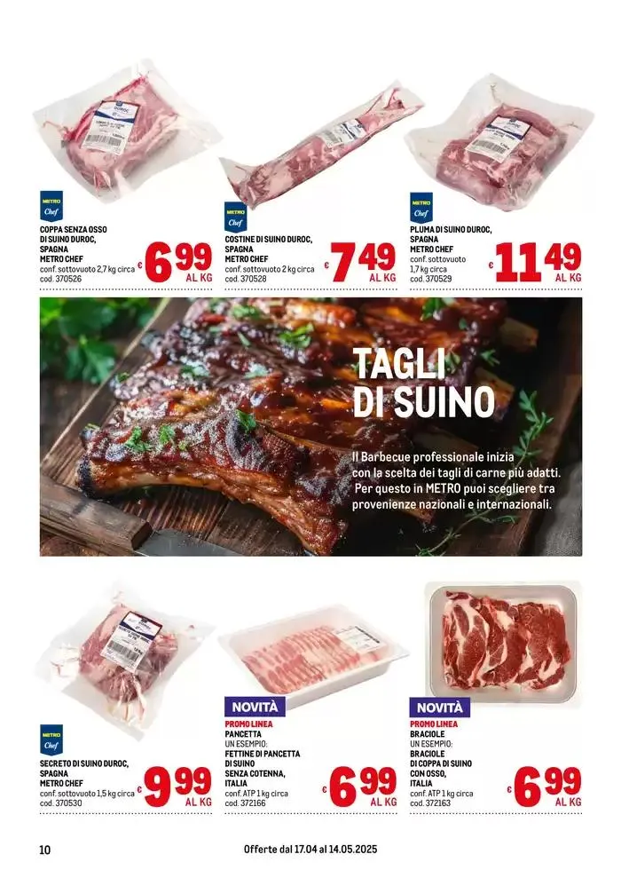 Catalogo Barbecue 2025 da 22 aprile a 14 maggio di 2025 - Pagina del volantino 10