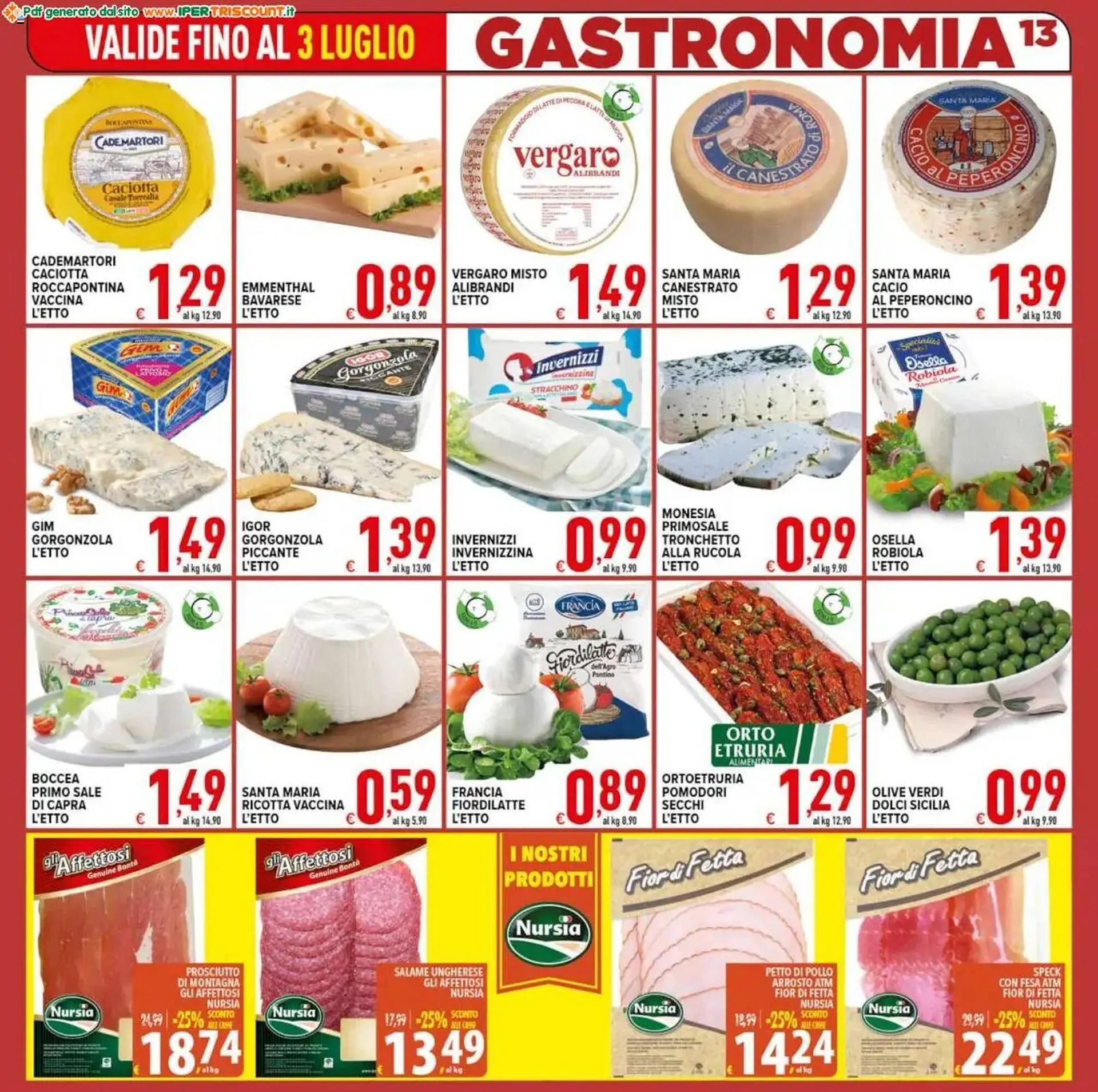 Volantino Iper Triscount da 25 giugno a 3 luglio di 2025 - Pagina del volantino 13