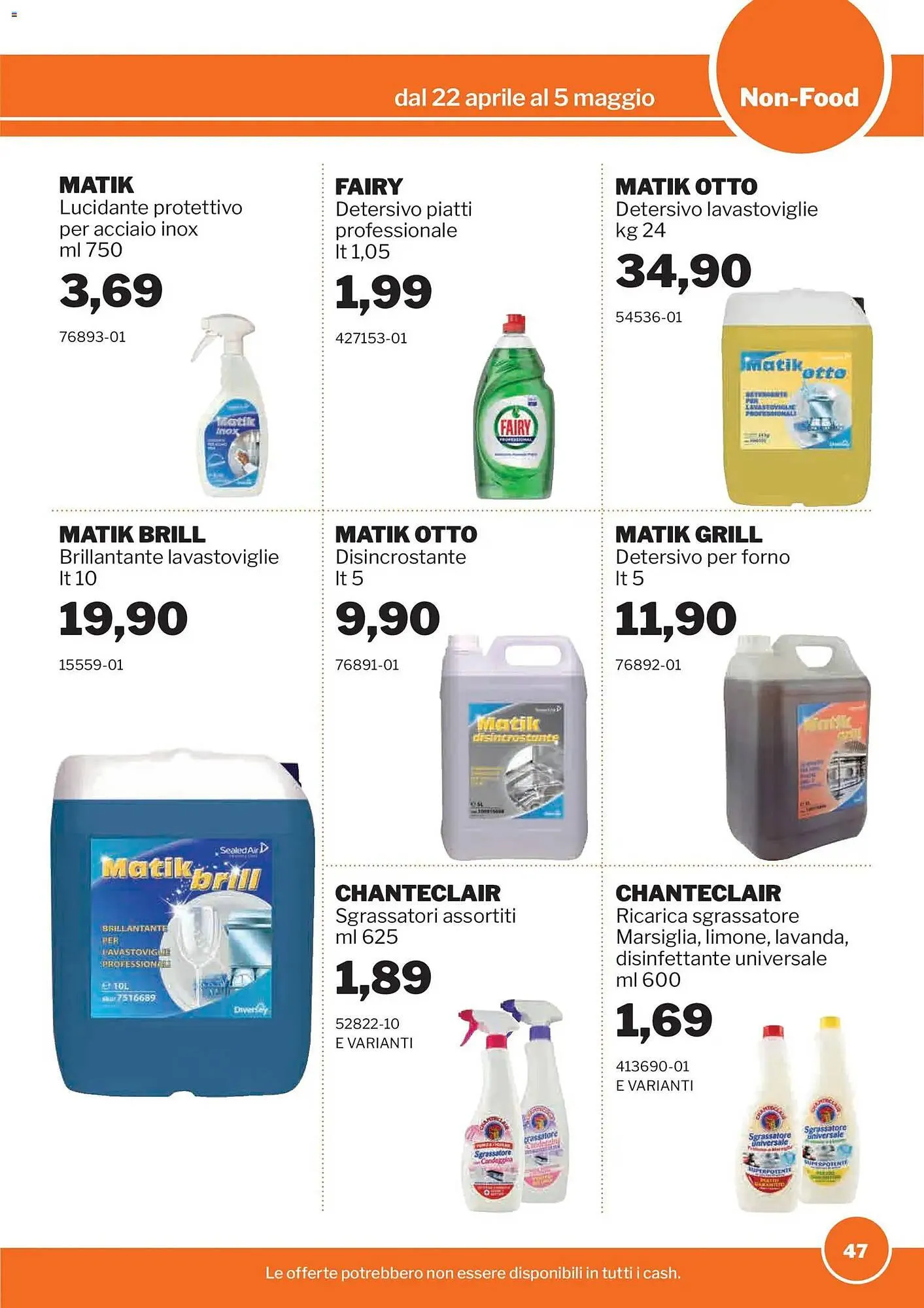 Volantino GrosMarket da 22 aprile a 5 maggio di 2026 - Pagina del volantino 47