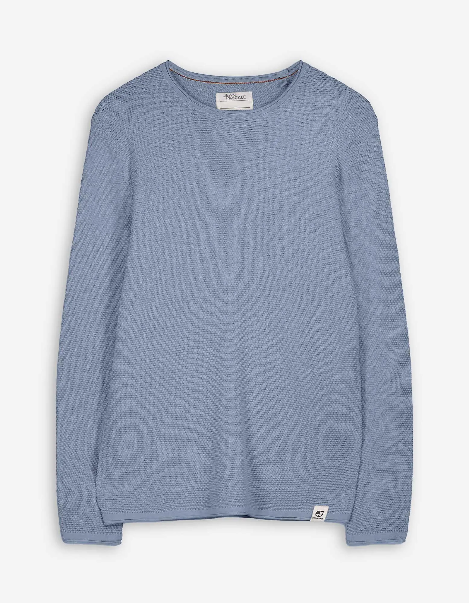 Pullover - Estremità arrotolate - blu