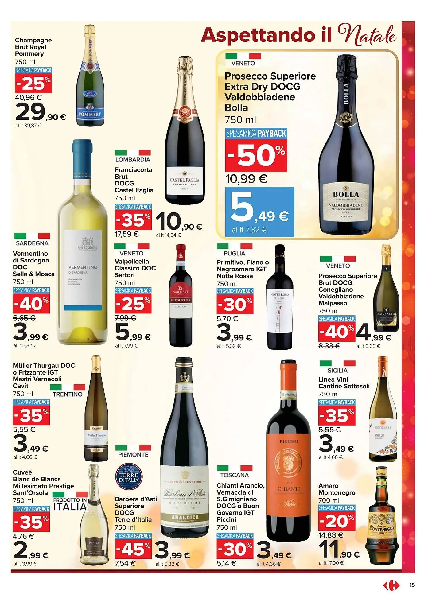Volantino Carrefour Market da 2 dicembre a 15 dicembre di 2025 - Pagina del volantino 15