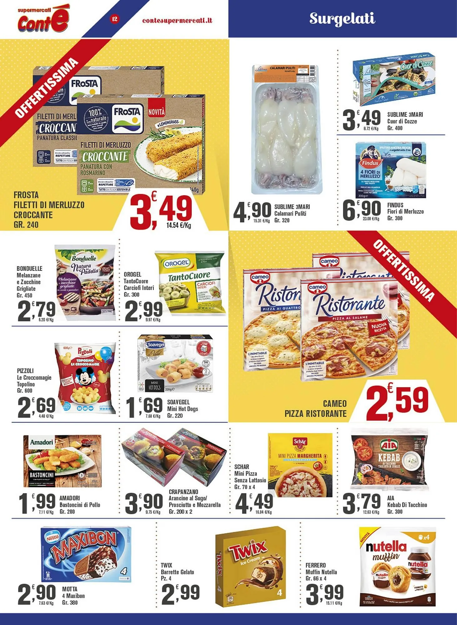 Volantino Conté Supermercati da 2 ottobre a 12 ottobre di 2025 - Pagina del volantino 12