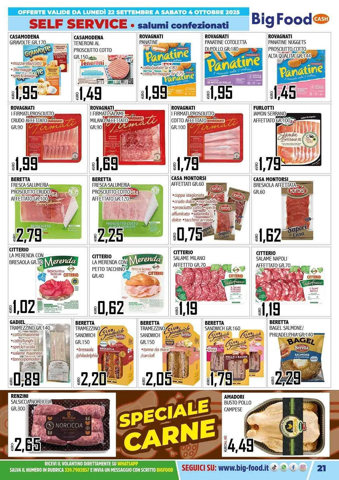 Volantino Big Food da 22 settembre a 4 ottobre di 2025 - Pagina del volantino 21