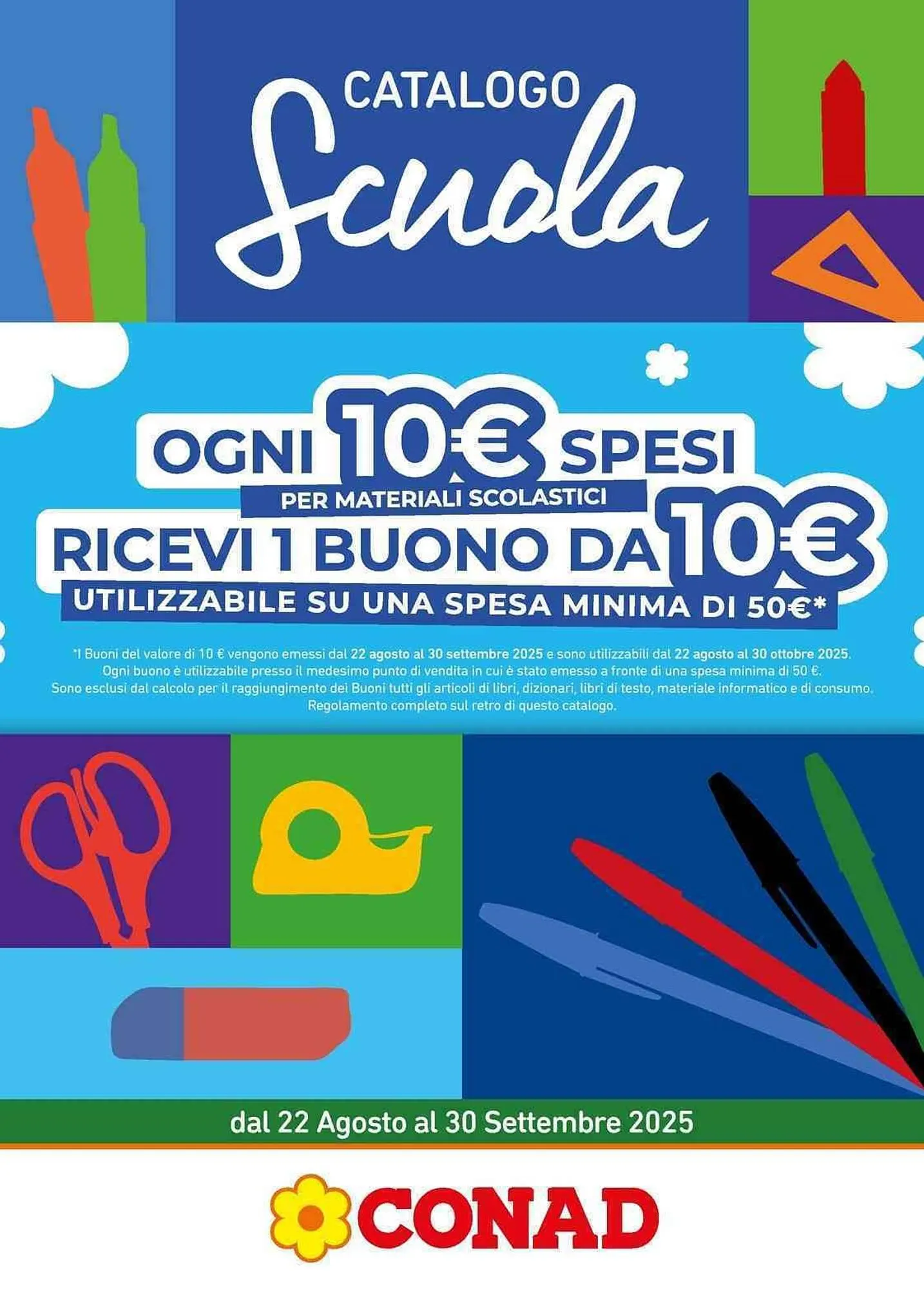 Volantino Conad da 22 agosto a 30 settembre di 2025 - Pagina del volantino 1