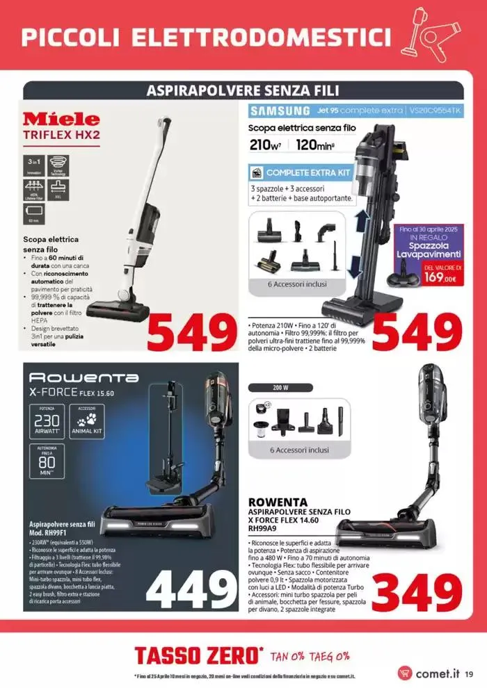 Speciale Piccoli Elettrodomestici! da 17 aprile a 7 maggio di 2025 - Pagina del volantino 19