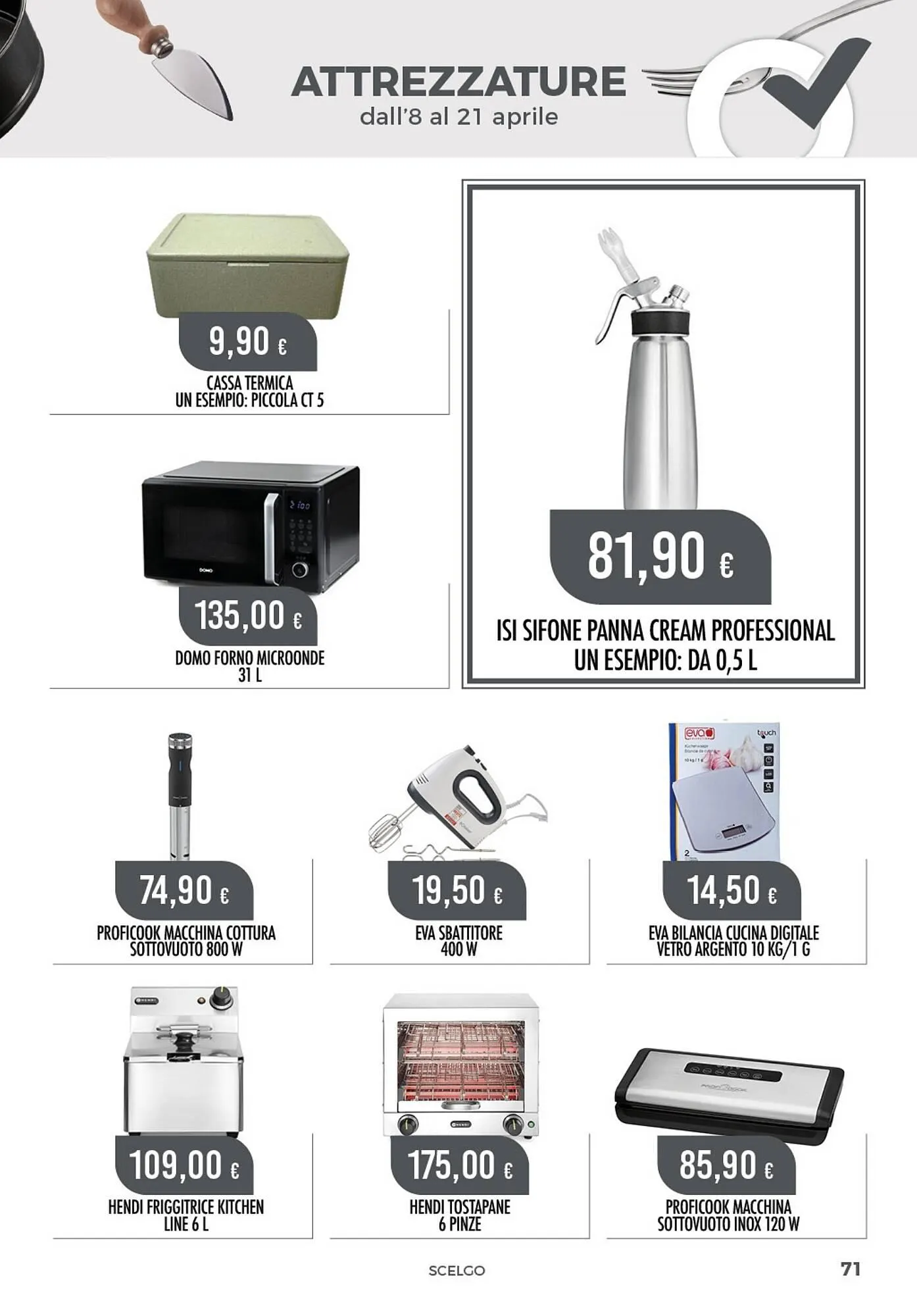 Volantino Scelgo da 8 aprile a 21 aprile di 2024 - Pagina del volantino 71