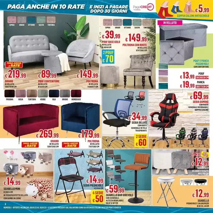 Paga anche in 10 rate da 9 gennaio a 31 gennaio di 2025 - Pagina del volantino 3