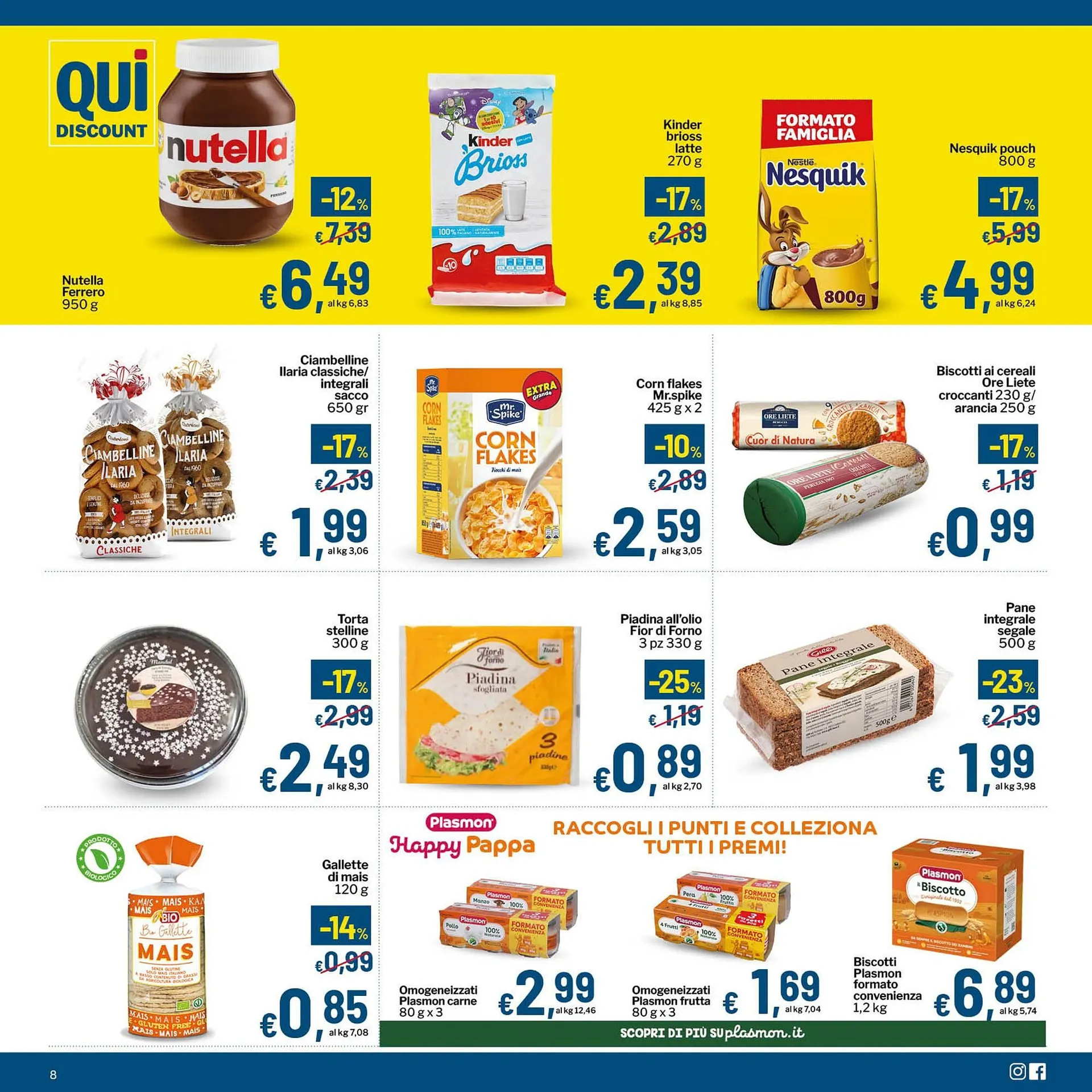 Volantino Qui Discount da 4 novembre a 16 novembre di 2025 - Pagina del volantino 8