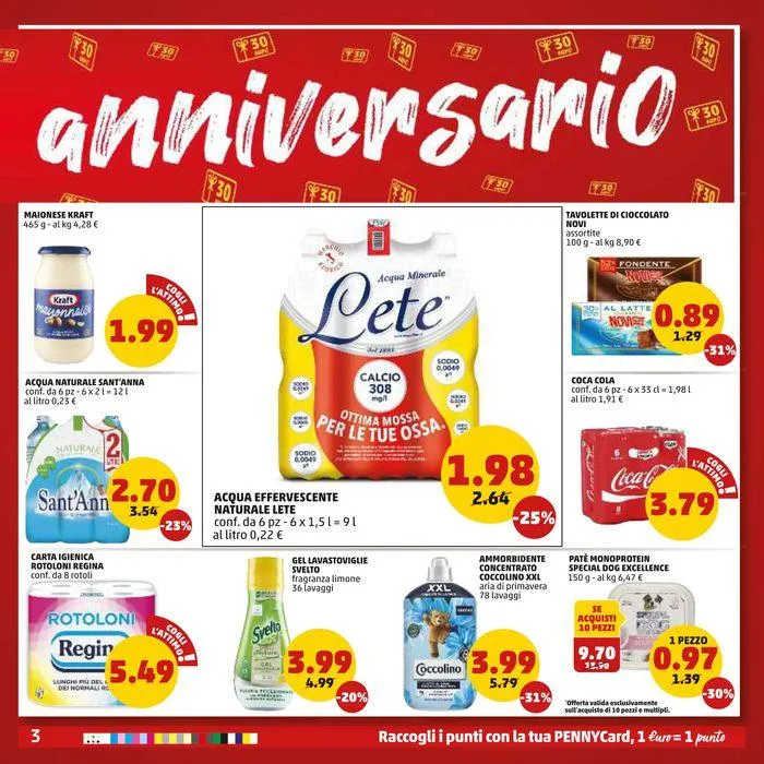 Festeggiamo 30 anni insieme da 26 settembre a 6 ottobre di 2024 - Pagina del volantino 3