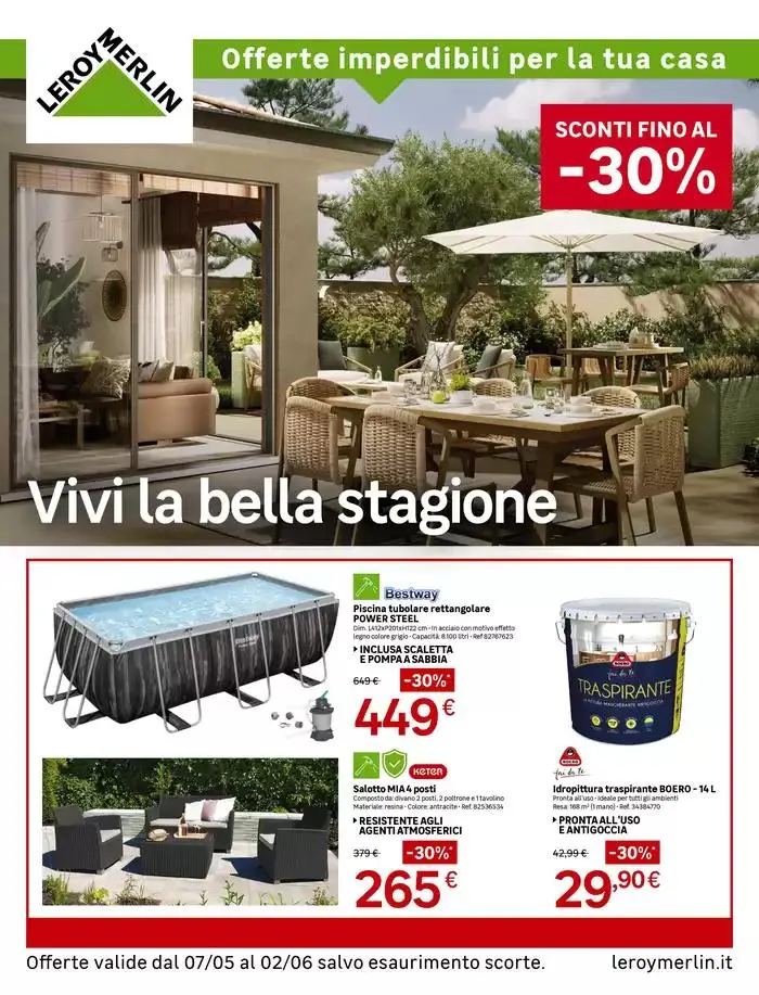 Vivi la bella stagione da 7 maggio a 2 giugno di 2025 - Pagina del volantino 1