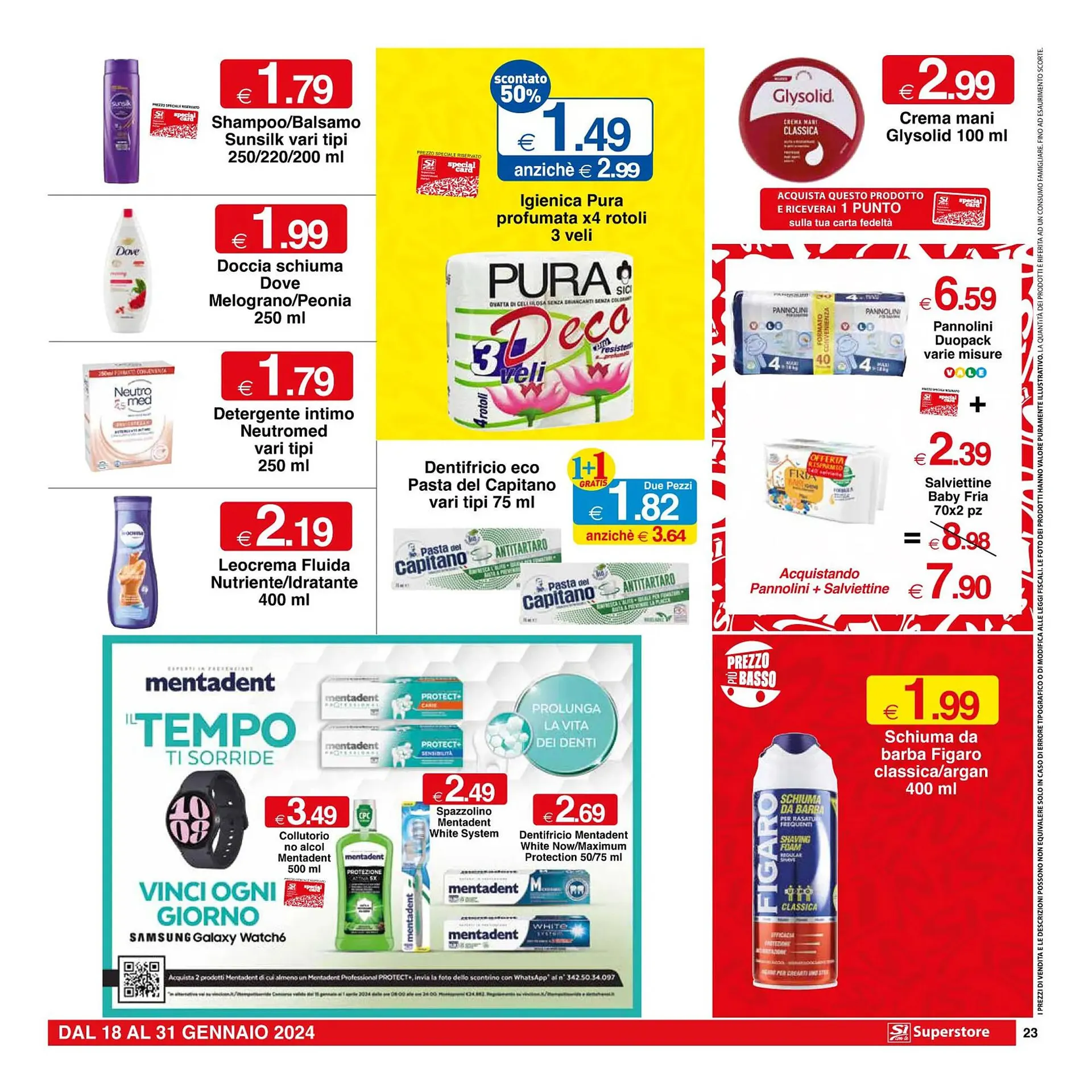 Volantino Sì con te Superstore da 18 gennaio a 31 gennaio di 2024 - Pagina del volantino 23