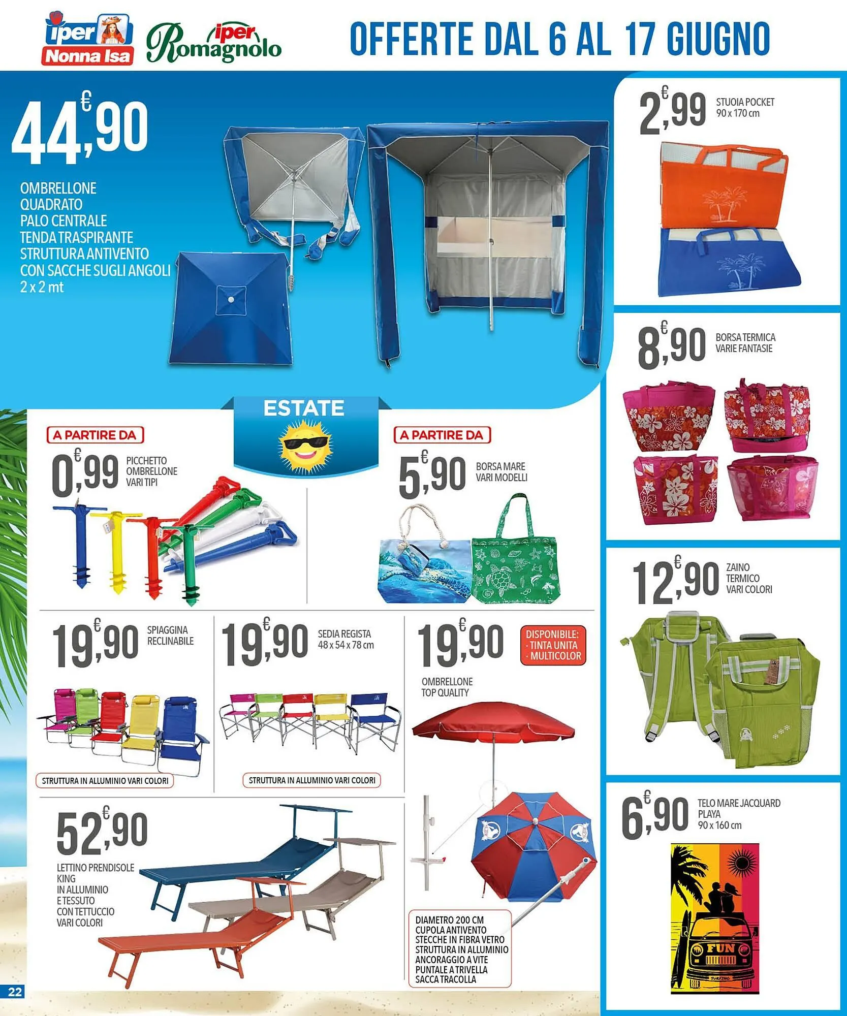 Volantino Iper Nonna Isa da 6 giugno a 17 giugno di 2025 - Pagina del volantino 22