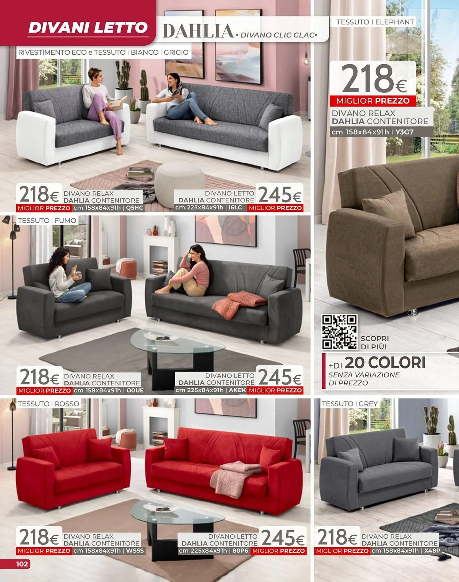 volantino Mondo Convenienza da 1 settembre a 31 dicembre di 2025 - Pagina del volantino 104