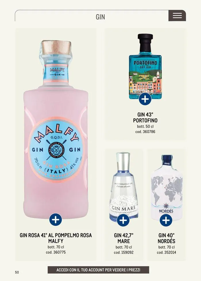 Catalogo aperitivo 2024 beverage da 20 maggio a 31 marzo di 2025 - Pagina del volantino 50