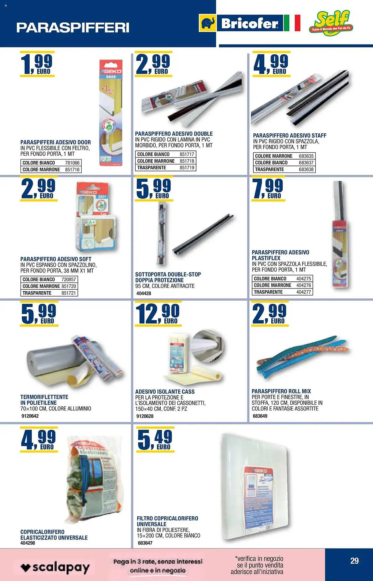 Volantino Bricofer da 22 ottobre a 28 febbraio di 2026 - Pagina del volantino 29