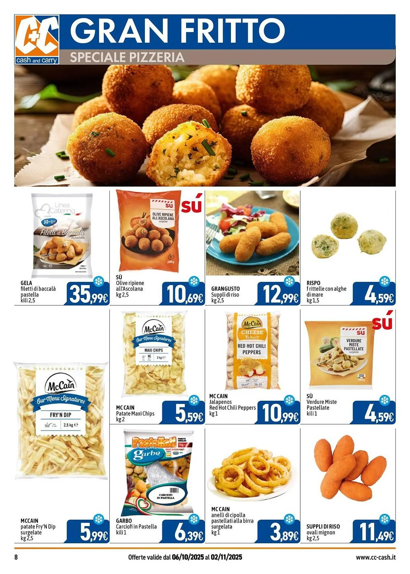 Volantino C+C Italmarket da 6 ottobre a 2 novembre di 2025 - Pagina del volantino 8