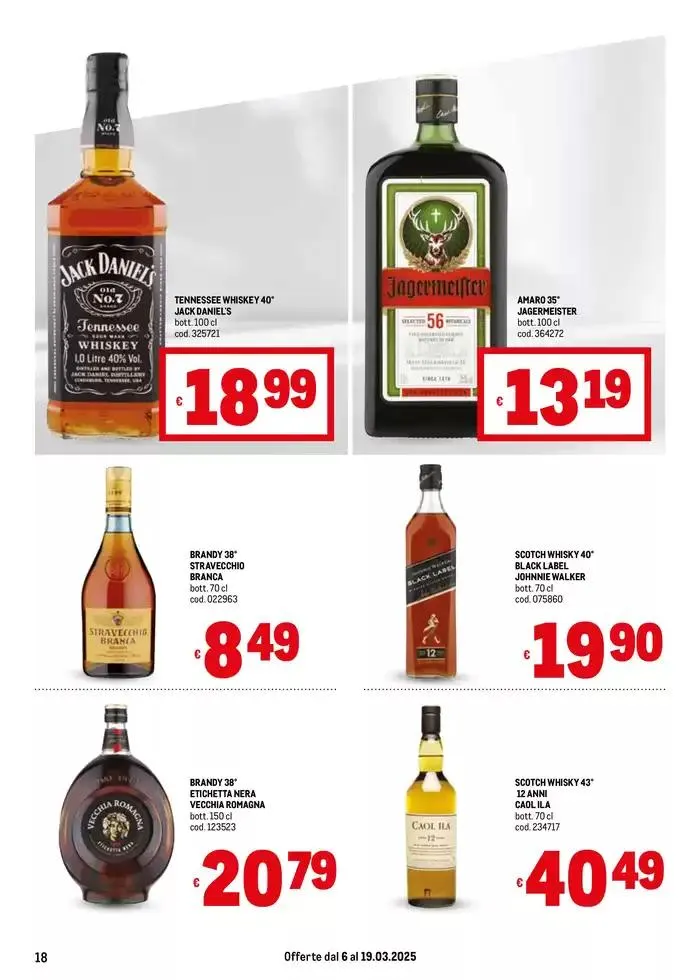 Offerte per te -Area 2 da 6 marzo a 19 marzo di 2025 - Pagina del volantino 18