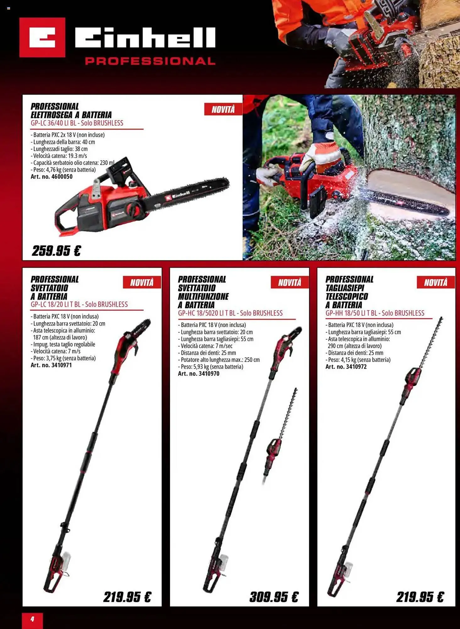 Volantino Einhell da 1 giugno a 30 settembre di 2025 - Pagina del volantino 4