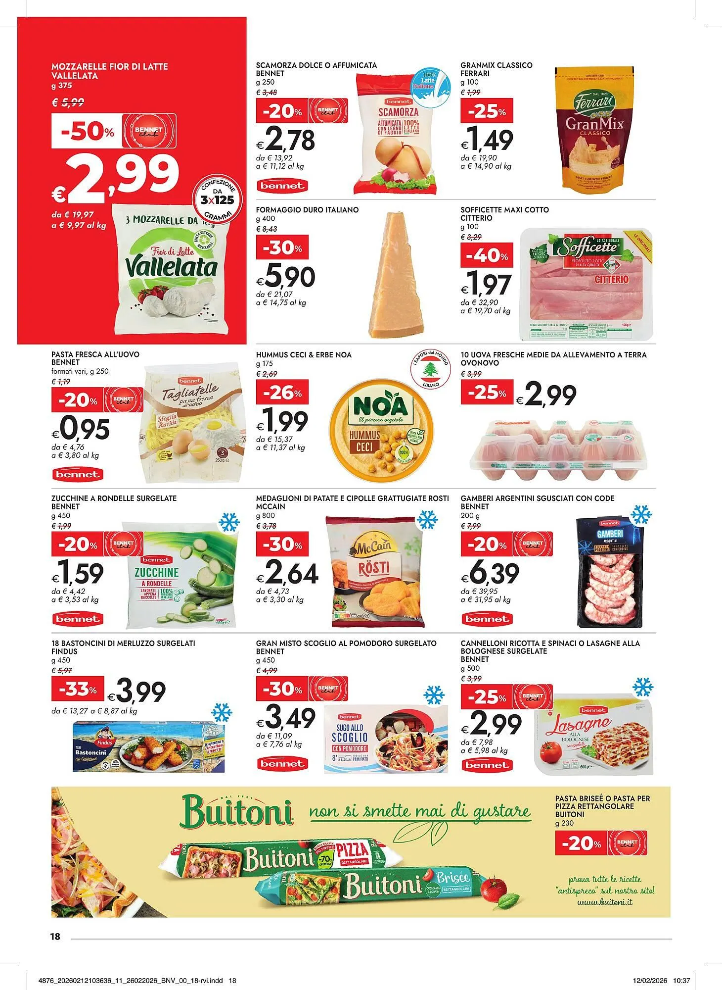 Volantino Bennet da 26 febbraio a 11 marzo di 2026 - Pagina del volantino 18