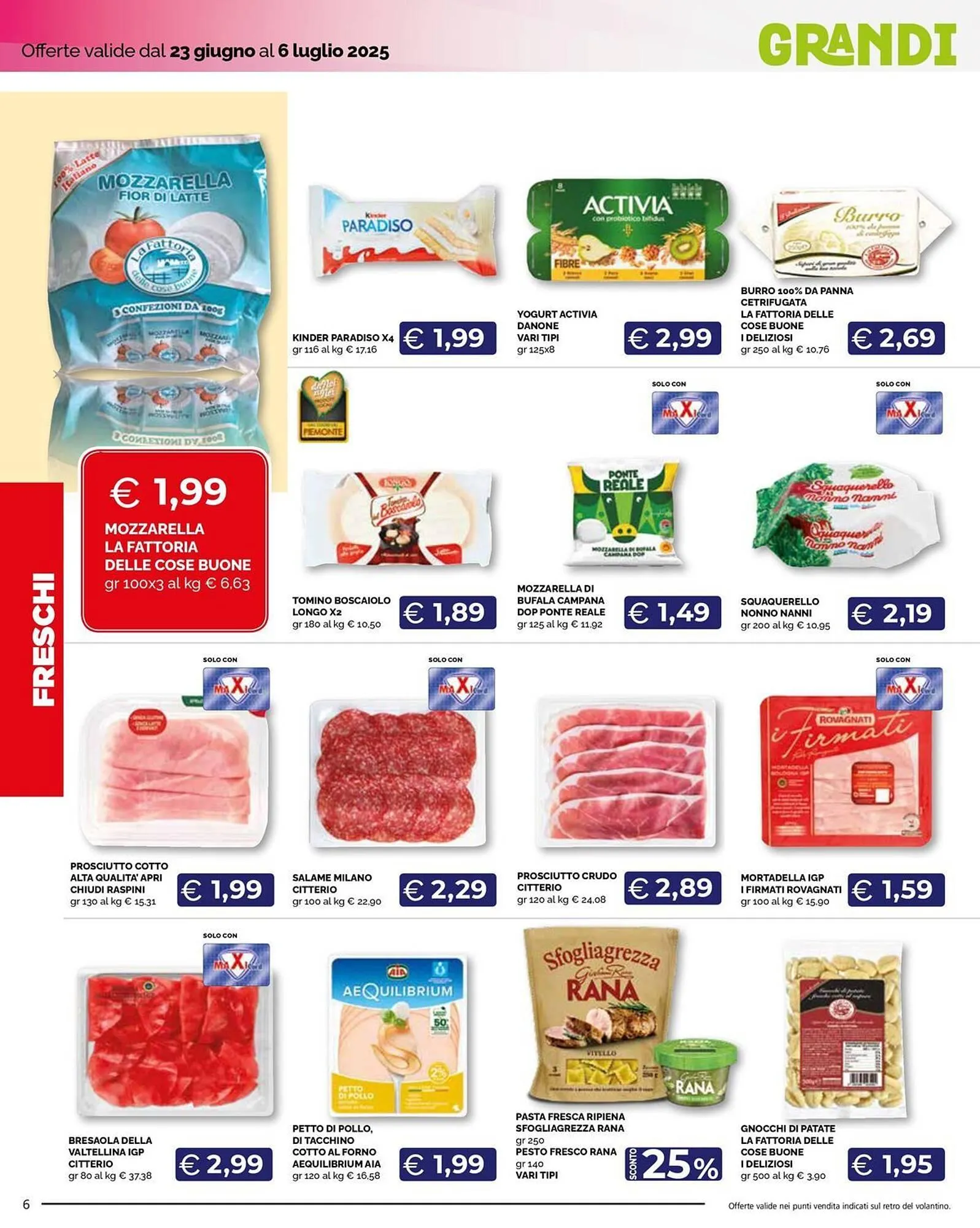 Volantino Maxisconto da 23 giugno a 6 luglio di 2025 - Pagina del volantino 6