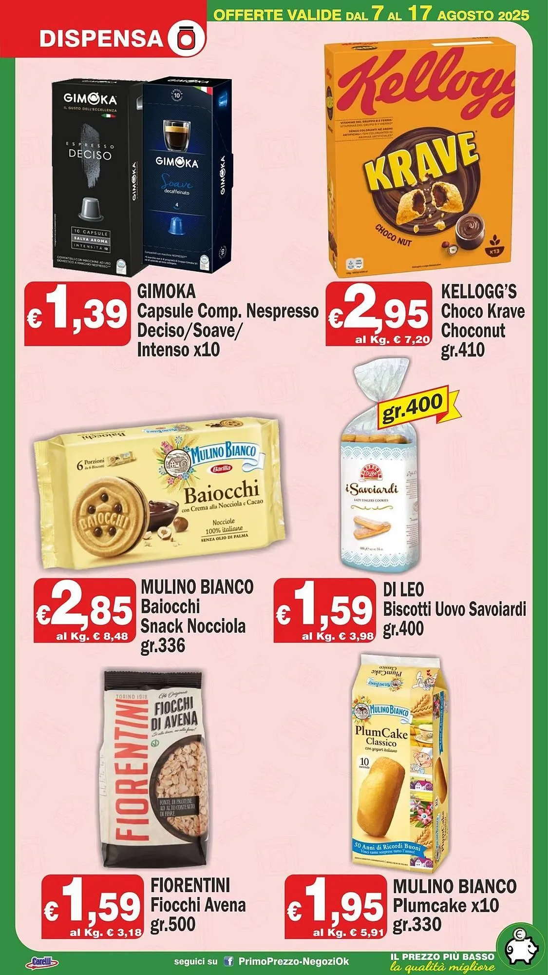 Volantino Primo Prezzo da 7 agosto a 17 agosto di 2025 - Pagina del volantino 5