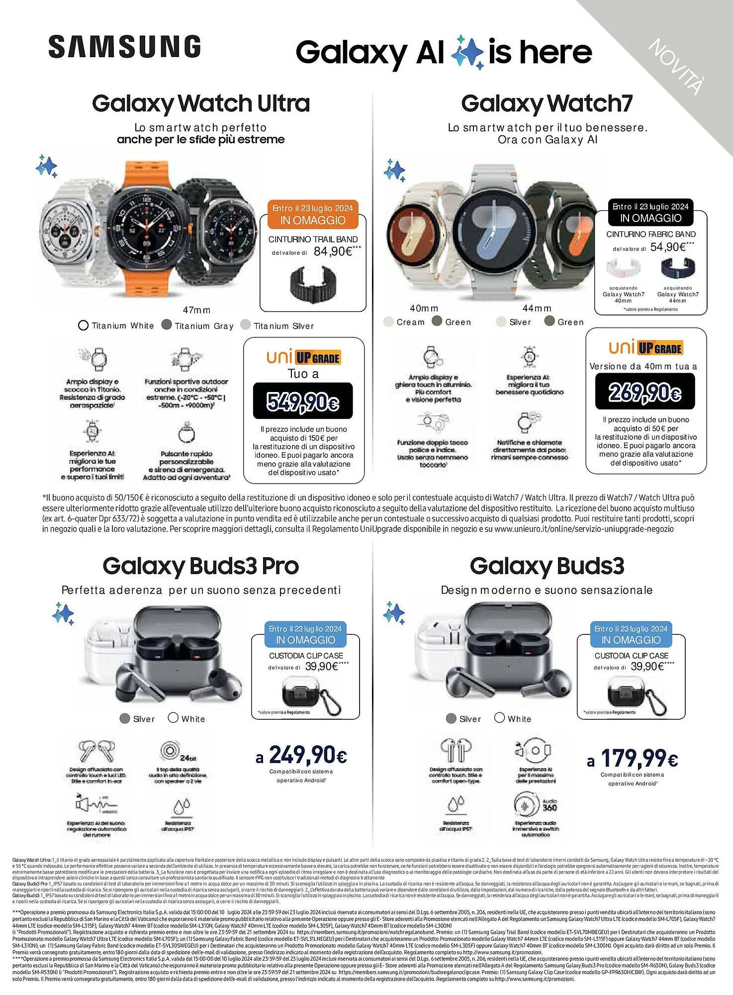 Volantino Unieuro da 18 luglio a 28 luglio di 2024 - Pagina del volantino 24