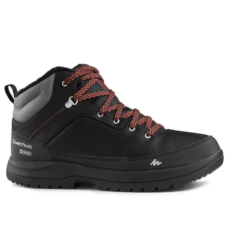 Scarpe trekking uomo SH100 U-WARM nere