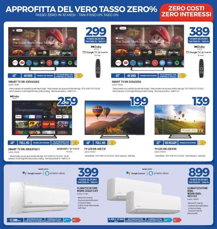 Approfitta del vero tasso zero % da 20 settembre a 17 ottobre di 2024 - Pagina del volantino 7