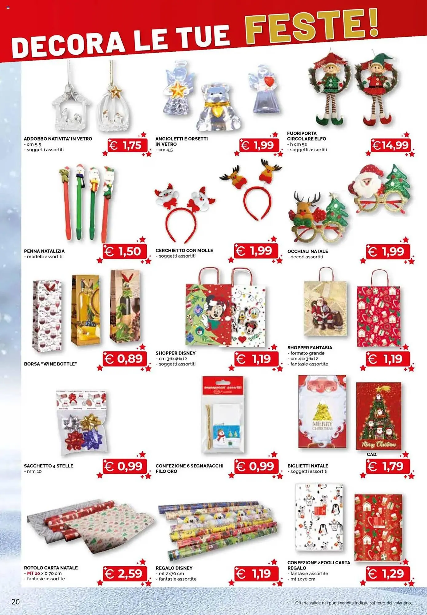 Volantino Mercatò Big da 21 novembre a 6 gennaio di 2025 - Pagina del volantino 20