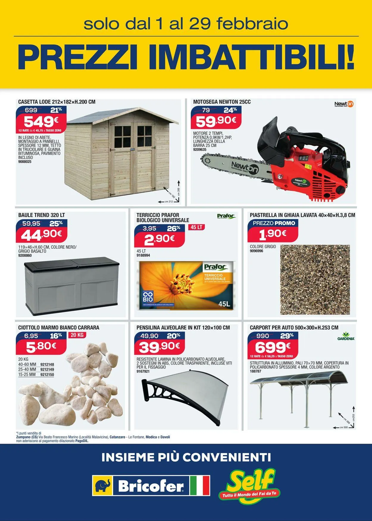 Bricofer - Alba Volantino attuale da 4 settembre a 18 settembre di 2024 - Pagina del volantino 1