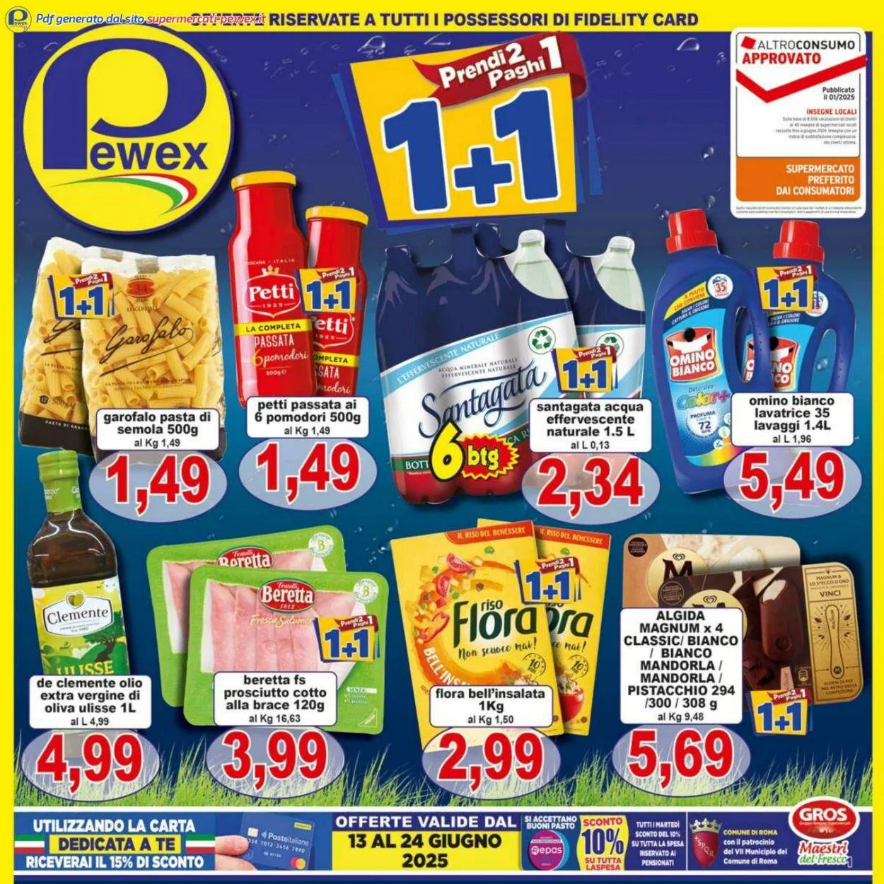 Pewex Volantino attuale da 24 giugno a 8 luglio di 2025 - Pagina del volantino 1