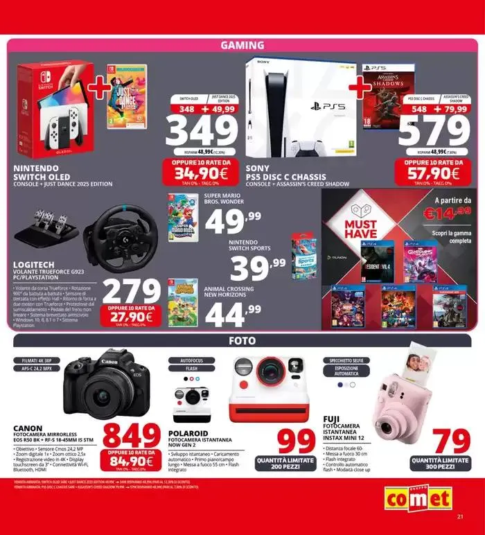 Zero scusa, tasso zero da Comet! da 3 aprile a 16 aprile di 2025 - Pagina del volantino 21