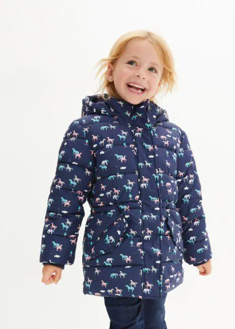 Giacca invernale con cavalli idrorepellente e antivento