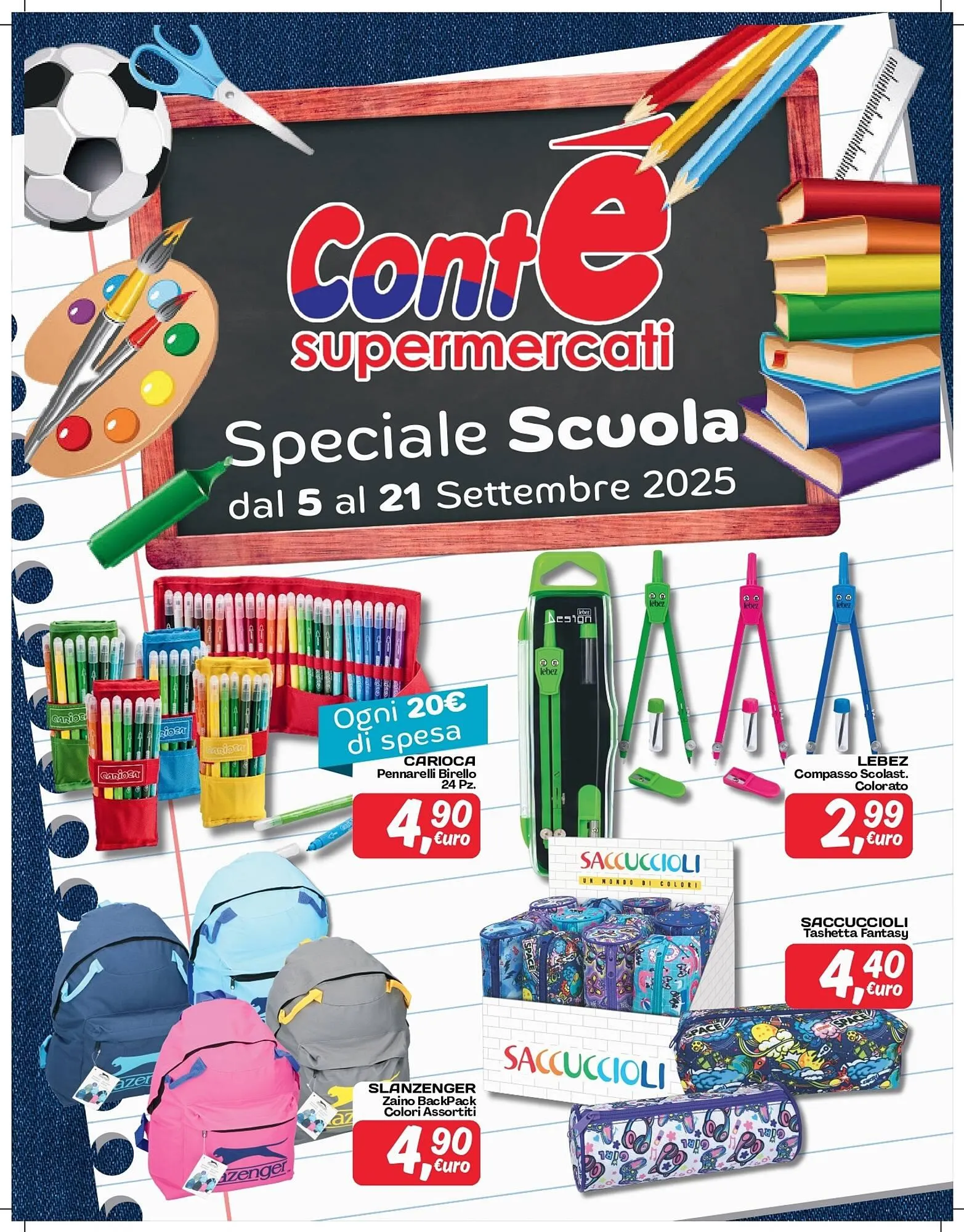 Volantino Conté Supermercati da 5 settembre a 21 settembre di 2025 - Pagina del volantino 1