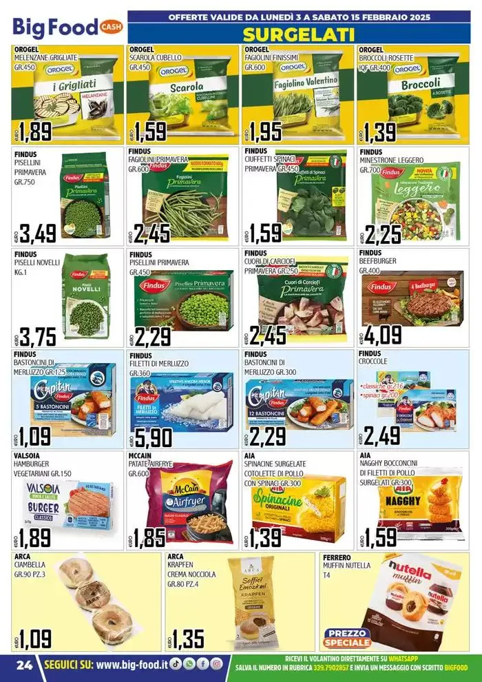 Carnevale innamorati della convenienza da 3 febbraio a 15 febbraio di 2025 - Pagina del volantino 24