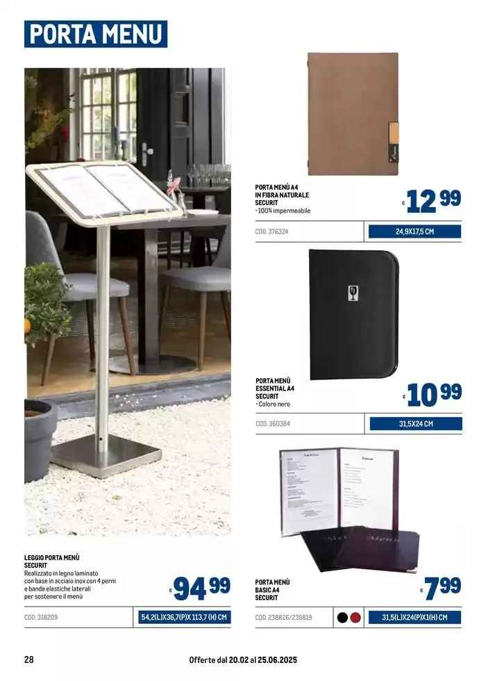 Arredo Esterno da 20 febbraio a 25 giugno di 2025 - Pagina del volantino 28