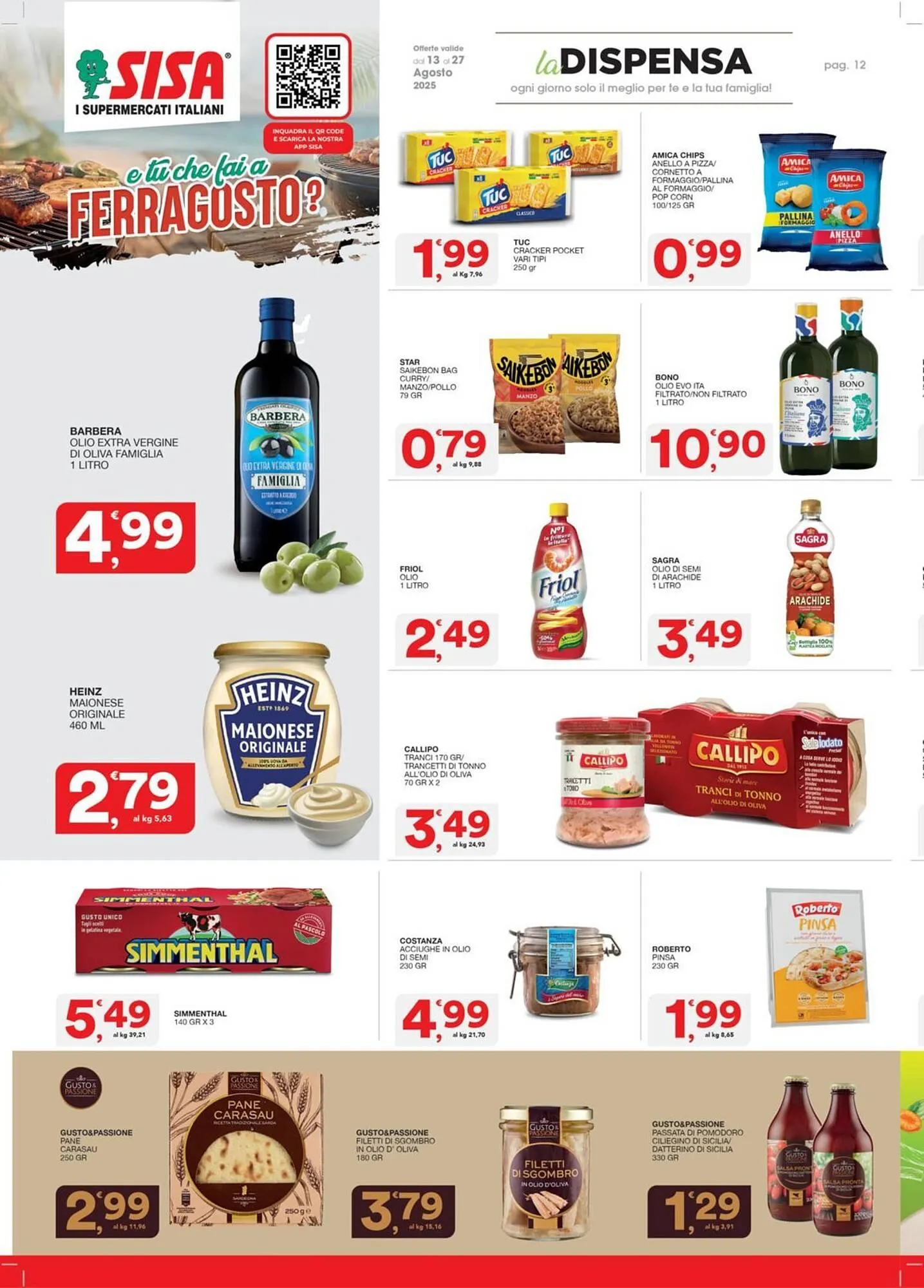 Volantino Sisa da 13 agosto a 27 agosto di 2025 - Pagina del volantino 12