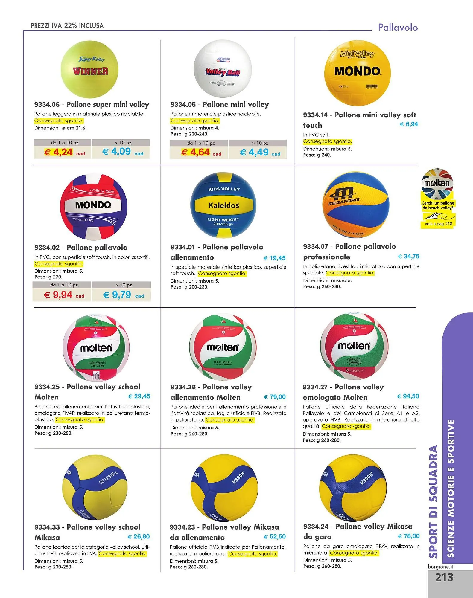 Volantino Borgione Sport da 31 dicembre a 31 dicembre di 2025 - Pagina del volantino 213