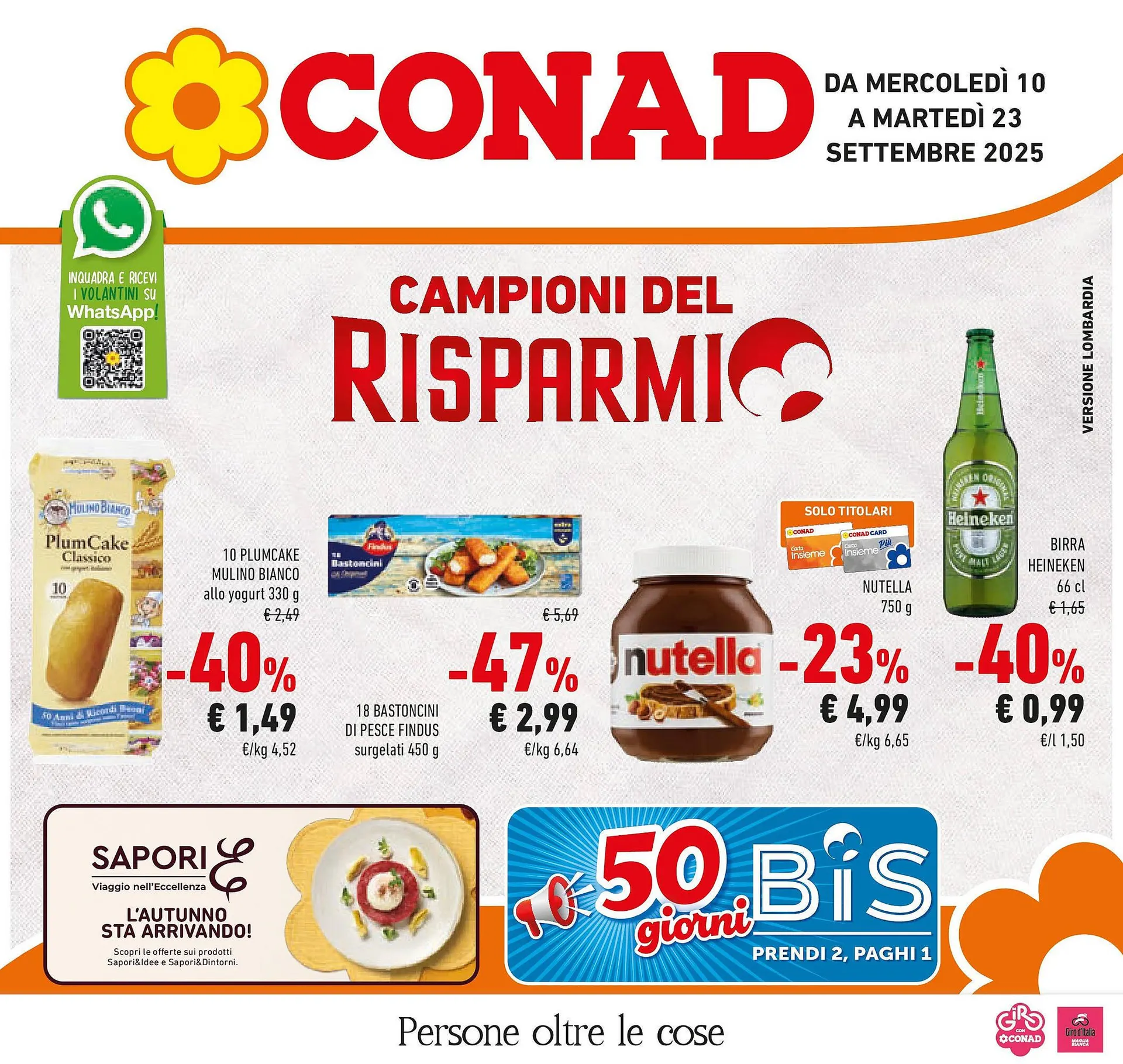 Volantino Conad da 9 settembre a 23 settembre di 2025 - Pagina del volantino 1