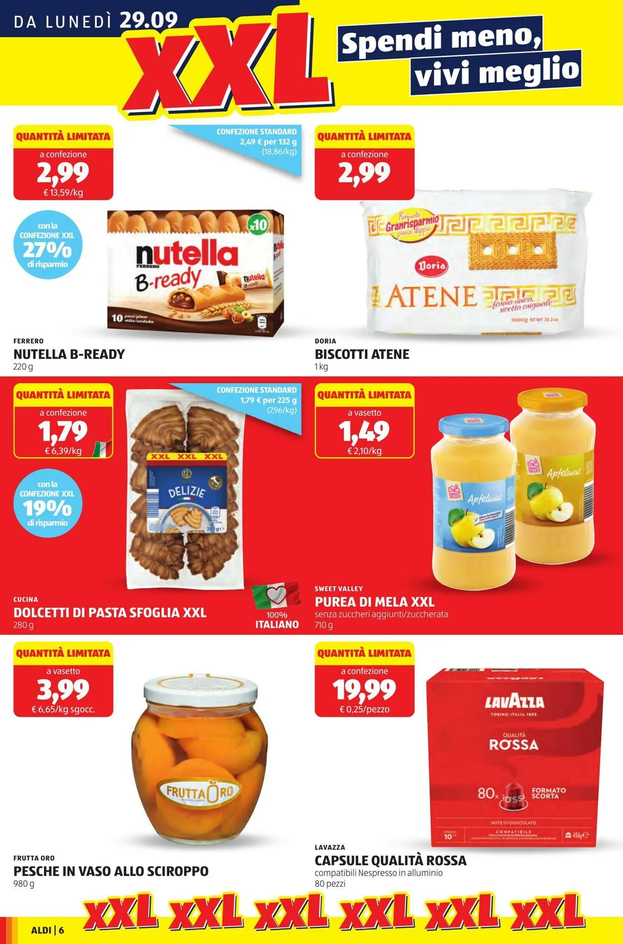Aldi Volantino attuale da 29 settembre a 5 ottobre di 2025 - Pagina del volantino 6