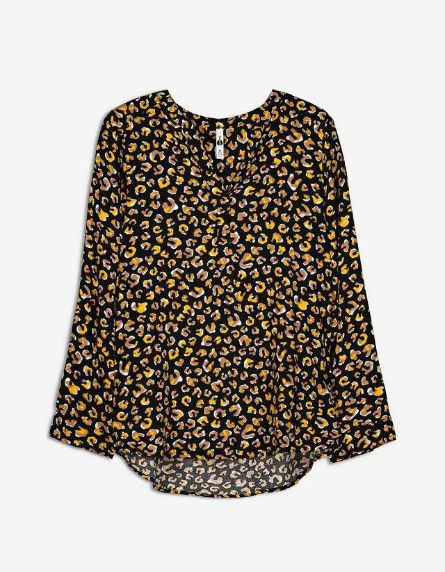 Camicia blusata - Motivo allover