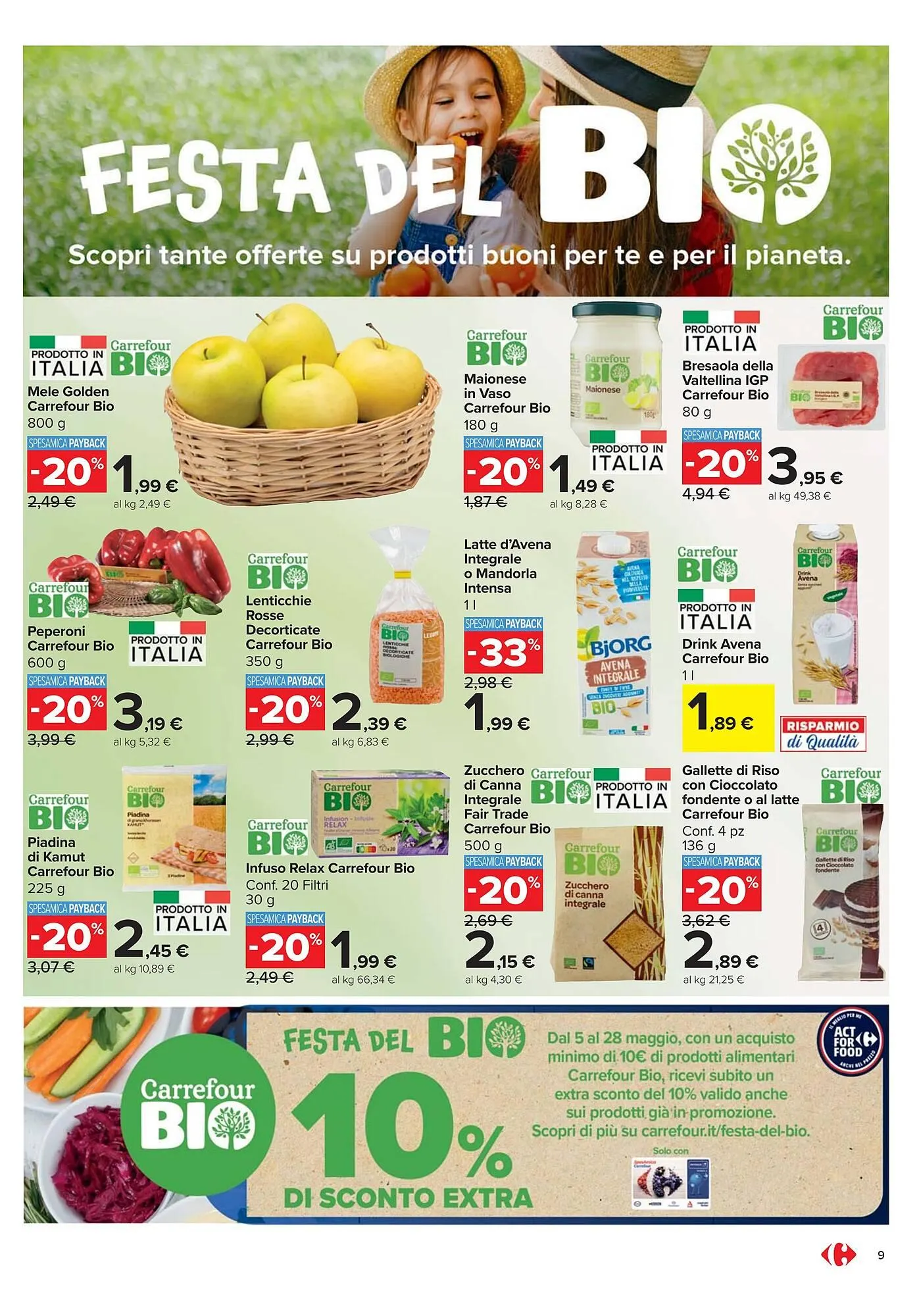 Volantino Carrefour Market da 16 maggio a 28 maggio di 2025 - Pagina del volantino 9