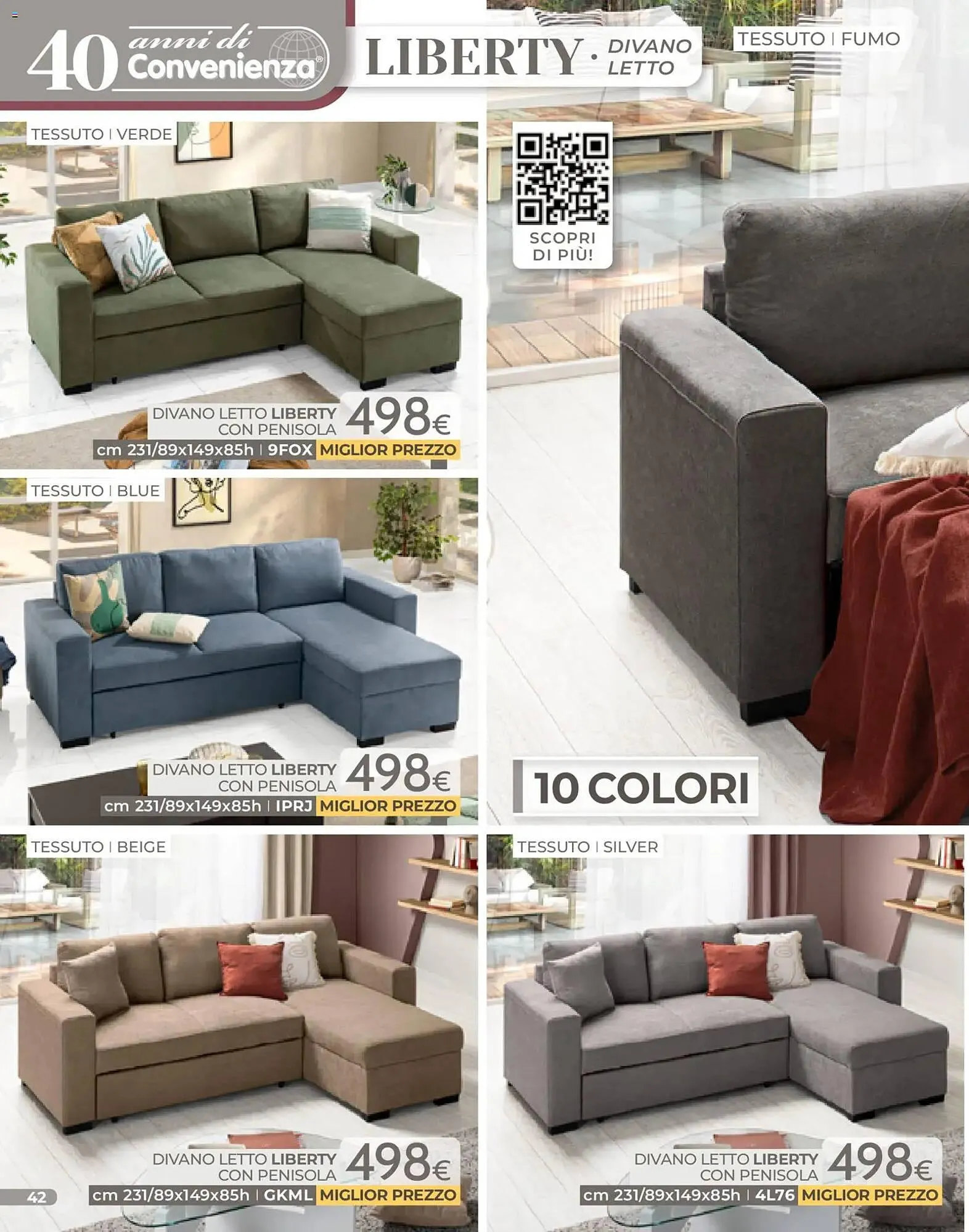 Volantino Mondo Convenienza da 4 gennaio a 31 gennaio di 2026 - Pagina del volantino 42