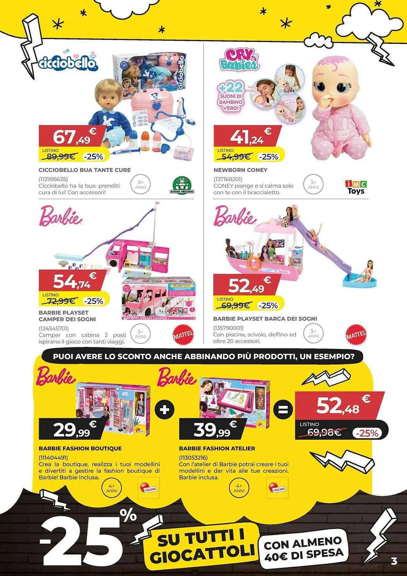 Volantino Toys Center da 23 novembre a 27 novembre di 2023 - Pagina del volantino 3