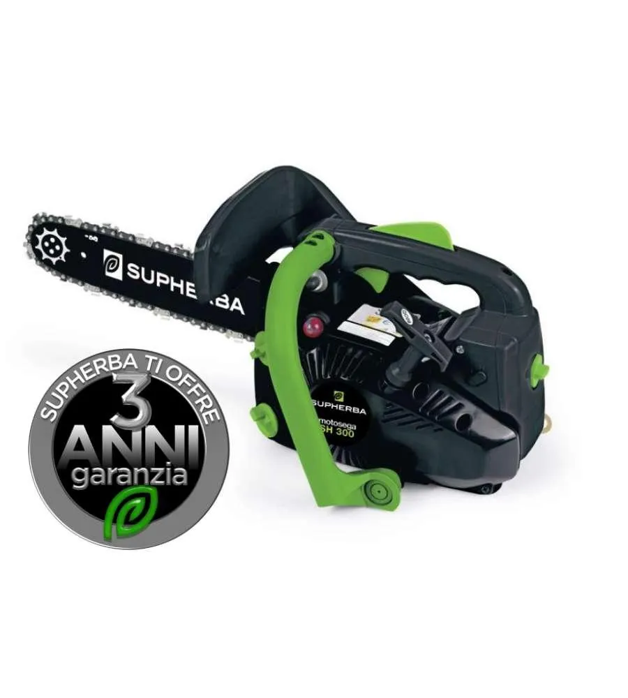 MOTOSEGA DA POTATURA A SCOPPIO SUPHERBA CON LAMA DA 30 CM, 25 CC